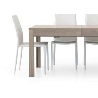 Milani Home BEVERLEY - sedia moderna in ecopelle