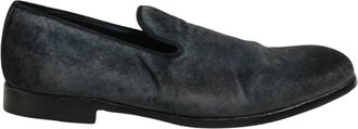 Dolce & Gabbana Instappers Loafers - Heren - Loafers - Blauw - 41 EU - Leer - Schoenen