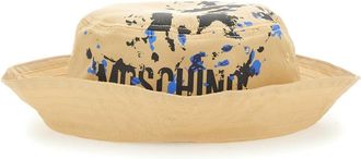 Moschino Bucket Hat With Logo-Uomo