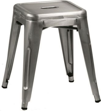 Vacchetti Taburete Bristol Hierro Galvanizado Cm39x39h45