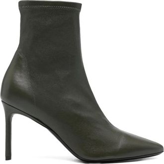 Co 87mm leather ankle boots - women - Lambskin/Lambskin/Calf Leather - 38 - Green