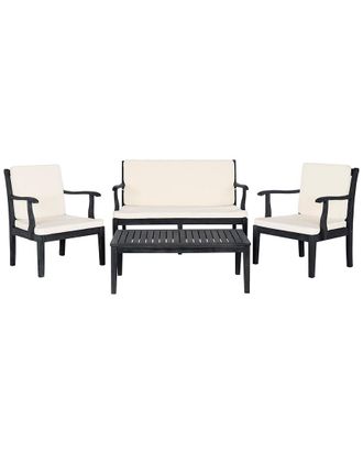 Safavieh Bradbury 4Pc Outdoor Living Set