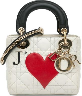 Dior Pre-owned Dior DiorAmour Chinese Valentines Mini Lambskin Cannage Lady Dior 05-BO-0169