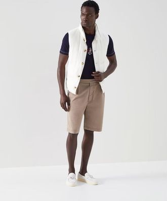 Brunello Cucinelli Graphic Crewneck T-Shirt - Navy