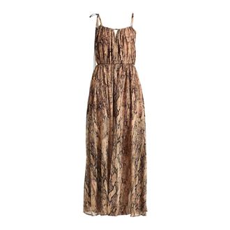 Nenette Maxi Dresses, female, Multicolor, Size: S Abito