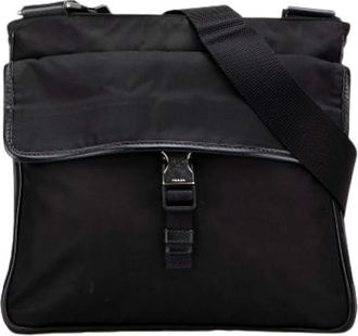 Prada Pre-owned Cross Body Bags, female, Black, Size: ONE SIZE Pre-owned Vintage Cross Body Bag