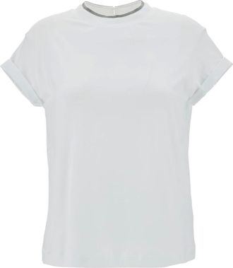 Brunello Cucinelli Mujer, Camisetas, Blanco, Talla: XL