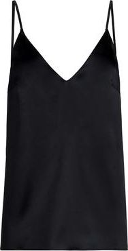 Brunello Cucinelli Stretch silk satin camisole in Black at Nordstrom, Size Xx-Large Eu
