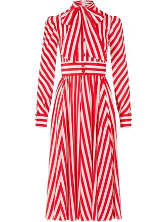 Dolce & Gabbana Chemisier a righe - Rosso