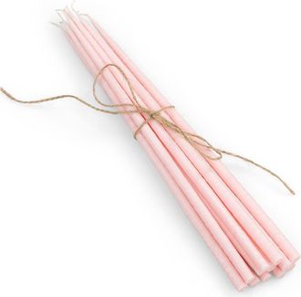 British Colour Standard Thin Taper Candles - Set of 12 in Orchid Pink at Nordstrom