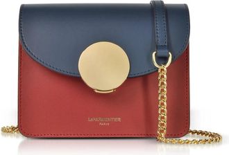 Le Parmentier Handbags - Dames - Schoudertassen - Blauw - ONE Size - Leer - Tassen