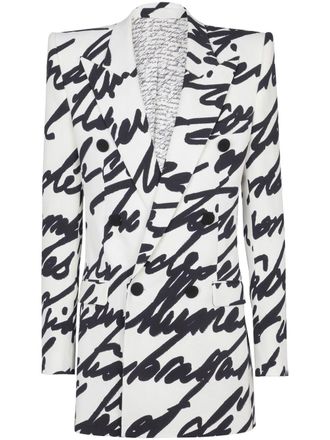 Balmain Big Love blazer - Wit