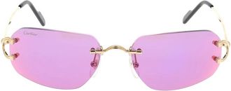 Cartier Zonnebril - unisex - Accessoires - Geel - Maat: ONE Size