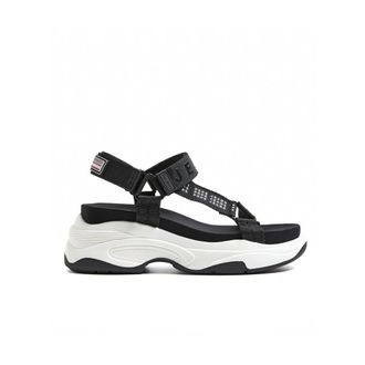 Pepe Jeans London Wedges, female, Black, Size: 10 US Grub Sandalias Logo