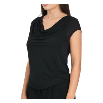 Max Mara Dames, Tops, Zwart, Maat: S Denim