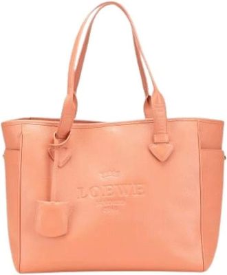 Loewe Pre-owned Tote Bags, female, Pink, Size: ONE SIZE Pre-owned Tote Bag