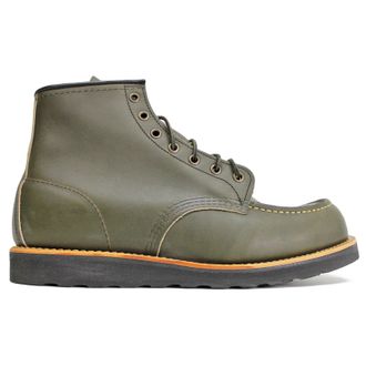 Red Wing Shoes 6 Inch Classic Moc Toe Leather Mens Ankle Boots - Alpine - Size:UK 10.5