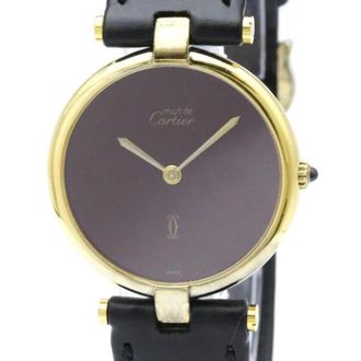 Cartier Pre-owned Must Polshorloge - Dames - Vintage Horloges - Rood - ONE Size - Vintage