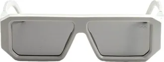 Vava Grey BL0032 Black Label Bio-Acetate Rectangular Sunglasses