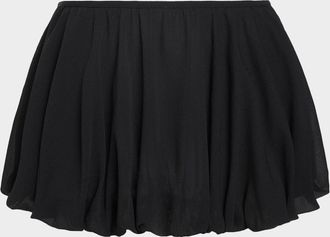 Ramy Brook Maddy Bubble Mini Skirt Coverup