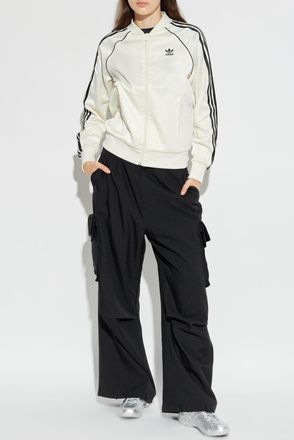 adidas Sweatshirt With A Stand-up Collar, Womens, Cream