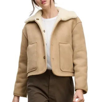 Velvet Amara Reversible Jacket In Sand