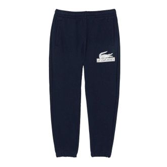 Lacoste Heren Biologisch Katoenen Joggingbroek (Marine)