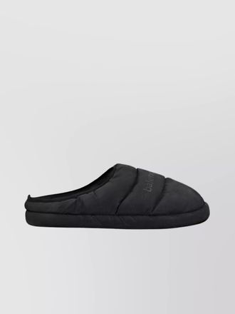 Balenciaga printed logo slip-on slippers