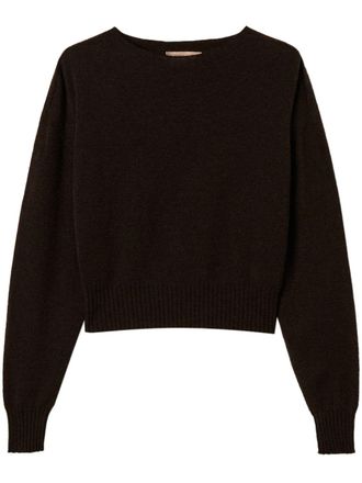 Twin-Set Kasjmier trui - Bruin