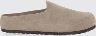 Birkenstock Amsterdam Suede Mules with Round Toe and EVA Sole