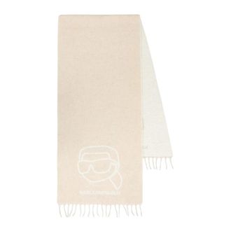 Karl Lagerfeld Accessoires, Dames, Beige, ONE Size, Scarves
