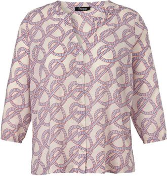 Frapp Dames, Blouses & Shirts, Veelkleurig, Maat: XL Viscose