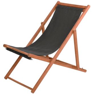 OEM Progarden Sillon Posiciones Madera Tela Gris 97x56x85 Cm, Sill&oacute;n Posiciones Madera Tela Gris 97x56x85 Cm. -material: Madera Y Tela. -color Madera Y Te