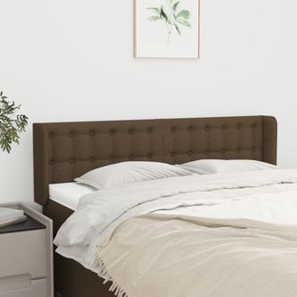 vidaXL Cabecero De Tela Gris Oscuro 147x16x78/88 Cm Vidaxl