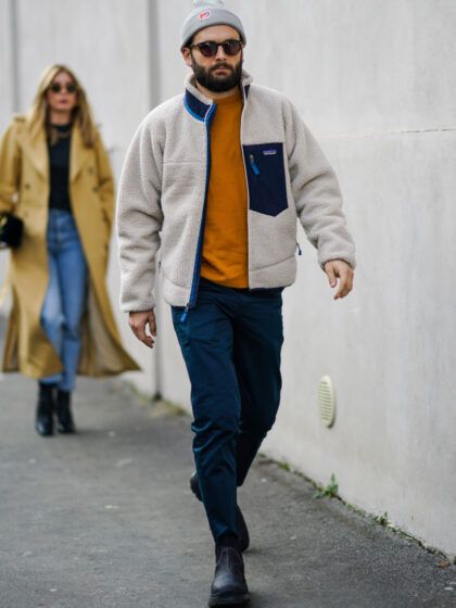 La giacca in pile da uomo è il trend più caldo del momento