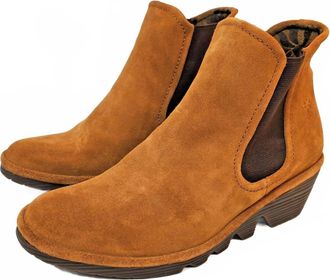 FLY London Womens Max 0145 Oil Suede Boot In Camel