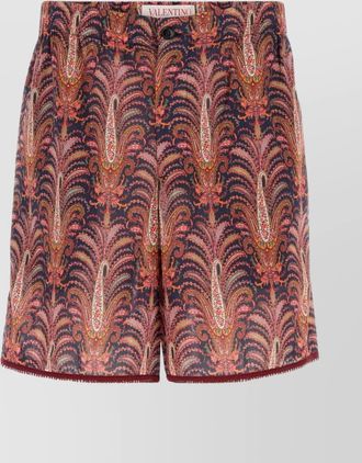 Valentino Garavani printed cotton bermuda shorts