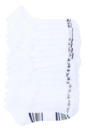 Reebok 8-Pack Assorted Terry Quarter Socks in White at Nordstrom Rack, Size 10-13