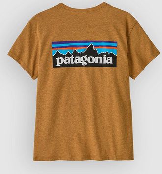 Patagonia P-6 Logo Responsibili Camiseta naranja