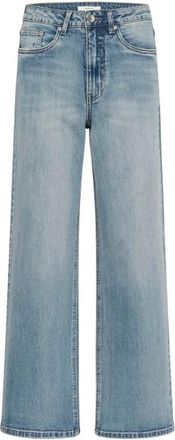 Gestuz Gzzolani HW Wide Jeans - Dames - Regular Fit Jeans - Blauw - W25 L34 - Katoen - Jeans