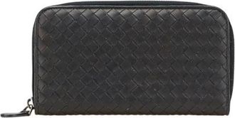 Bottega Veneta Pre-owned Wallets, female, Black, Size: ONE SIZE Pre-owned Leather wallets