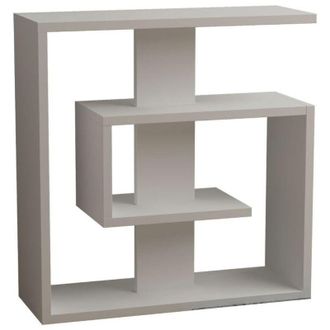 Calicosy Mesa Auxiliar De 4 Estantes Blancas H57 Cm - Saly