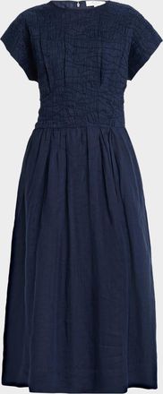 Sea New York Imogen Ramie Midi Dress