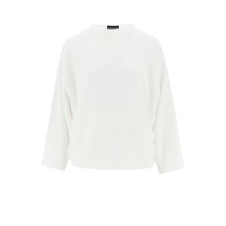 Emporio Armani Knitted top with batwing sleeves Woman S