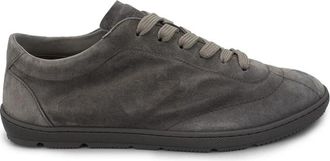 Brunello Cucinelli Suede Sneakers - Heren - Sneakers - Grijs - 40 EU - Leer - Schoenen
