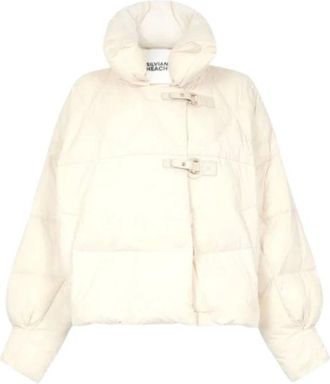 Silvian Heach Dhakuria Jas - Dames - Winterjassen - Beige - 2XS - Leer - Jassen