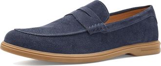 Peter Millar Excursionist Penny Loafer Mens Lace Up Wing Tip Shoes Dark Navy 1 : 11.5 M, Leather