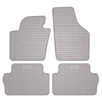 OEM Alfombrillas De Goma Para Coche: Volkswagen Sharan Ii Monovolumen (2010-2022) - Color Gris A Juego