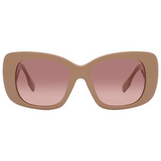 Burberry Brown Pink Gradient Square Ladies Sunglasses BE4410 399013 52