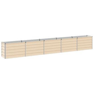 vidaXL Cama De Jard&iacute;n Elevada Marfil 400 X 40 X 55 Cm Vidaxl